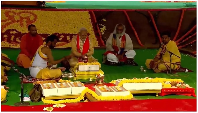 Kalki Dham Temple Sambhal Bhoomi Poojan by PM Modi