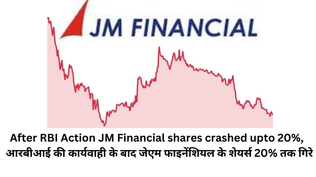 RBI Action on JM Financial, shares crashed