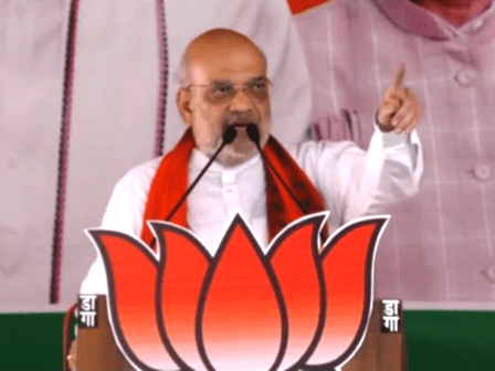 Amit Shah in Kanker, Chhattisgarh