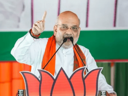 Amit Shah in a Public Meeting in Alappuzha, Kerala