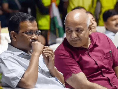 Arvind Kejriwal and Manish Sisodia