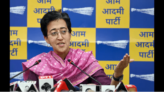 Atishi reacting to ECI notice served to her