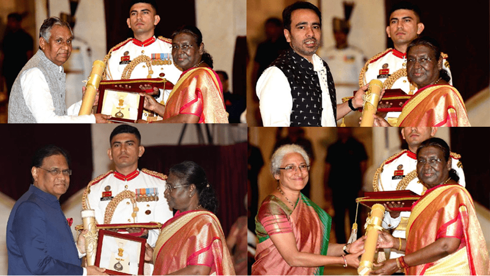 Bharat Ratna Award given by President