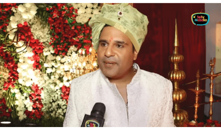 Krushna Abhishek looked very happy with the arrival of Govinda, at his sister's wedding