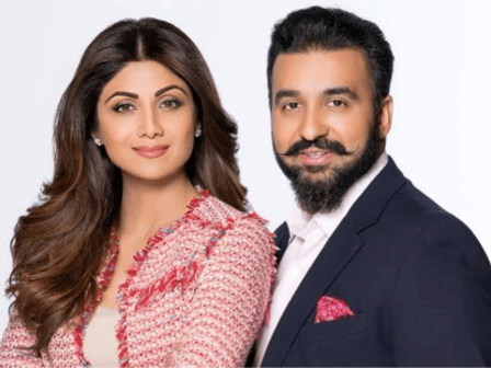 Shilpa Shetty with husband Raj Kundra