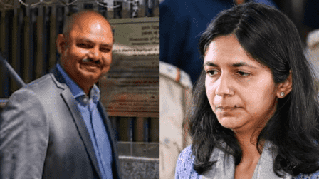 Arvind Kejriwal PA Bibhav Kumar and Swati Maliwal 