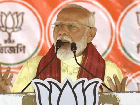 PM Modi in a Rally in Barrackpore, West Bengal