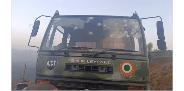 Terrorist attack on Air Force convoy in Poonch, Jammu and Kashmir